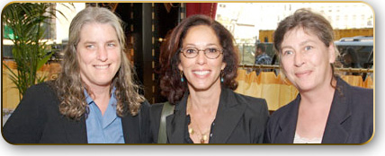 MY HERO co-founders: Jeanne Meyers, Rita Stern, and Karen Priztker (L-R).